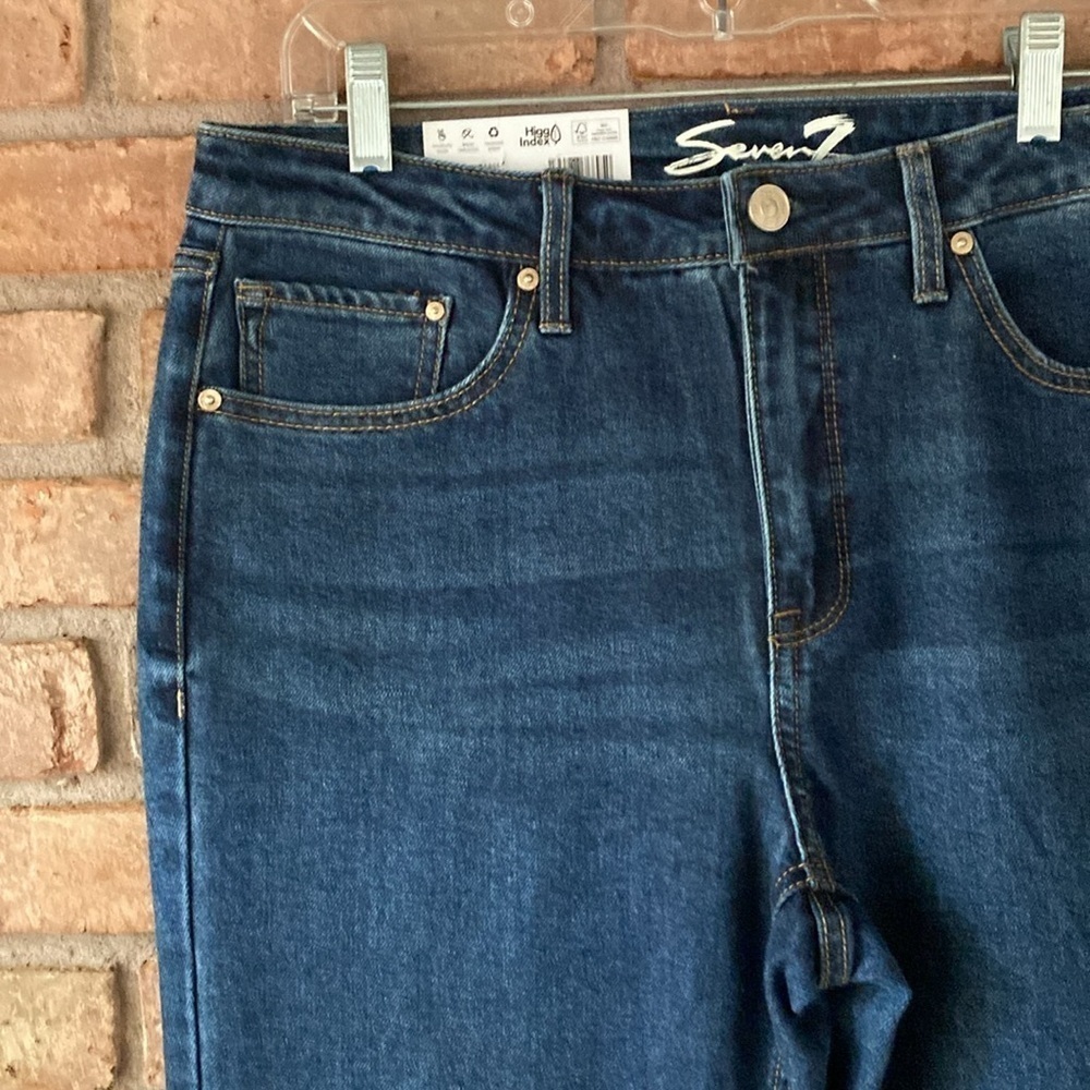 Seven7 Slim Straight Jeans Size 10 NWT - Picture 2 of 11